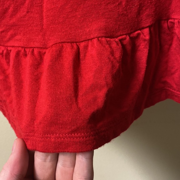 PacSun Me to We Red Peplum Summer Tank Top Size Small EUC - Picture 7 of 7